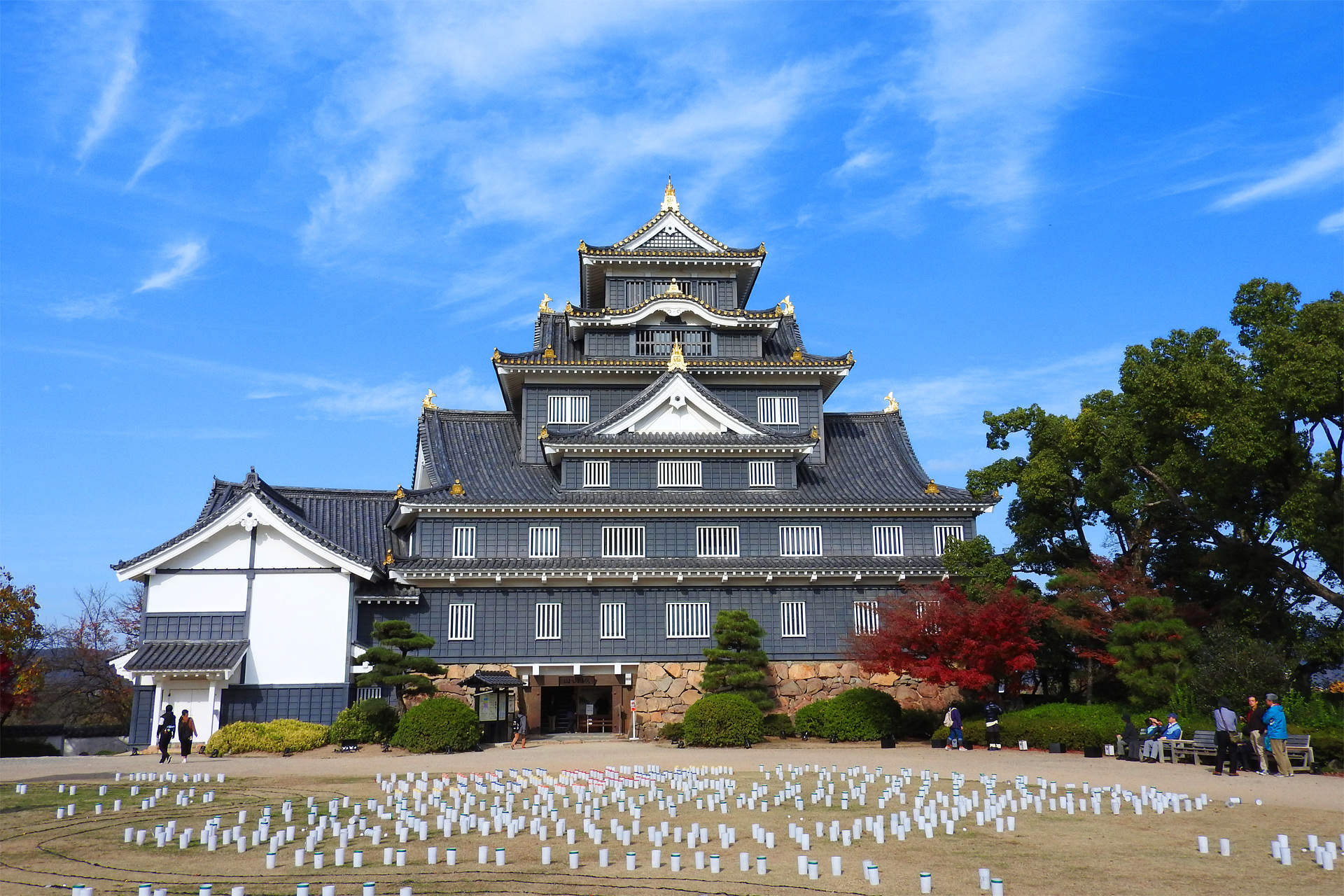 日本の風景 岡山城 秋 壁紙19x1280 壁紙館