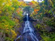 秋の三休の滝
