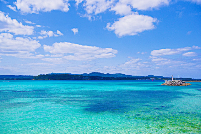 沖縄・古宇利島の海