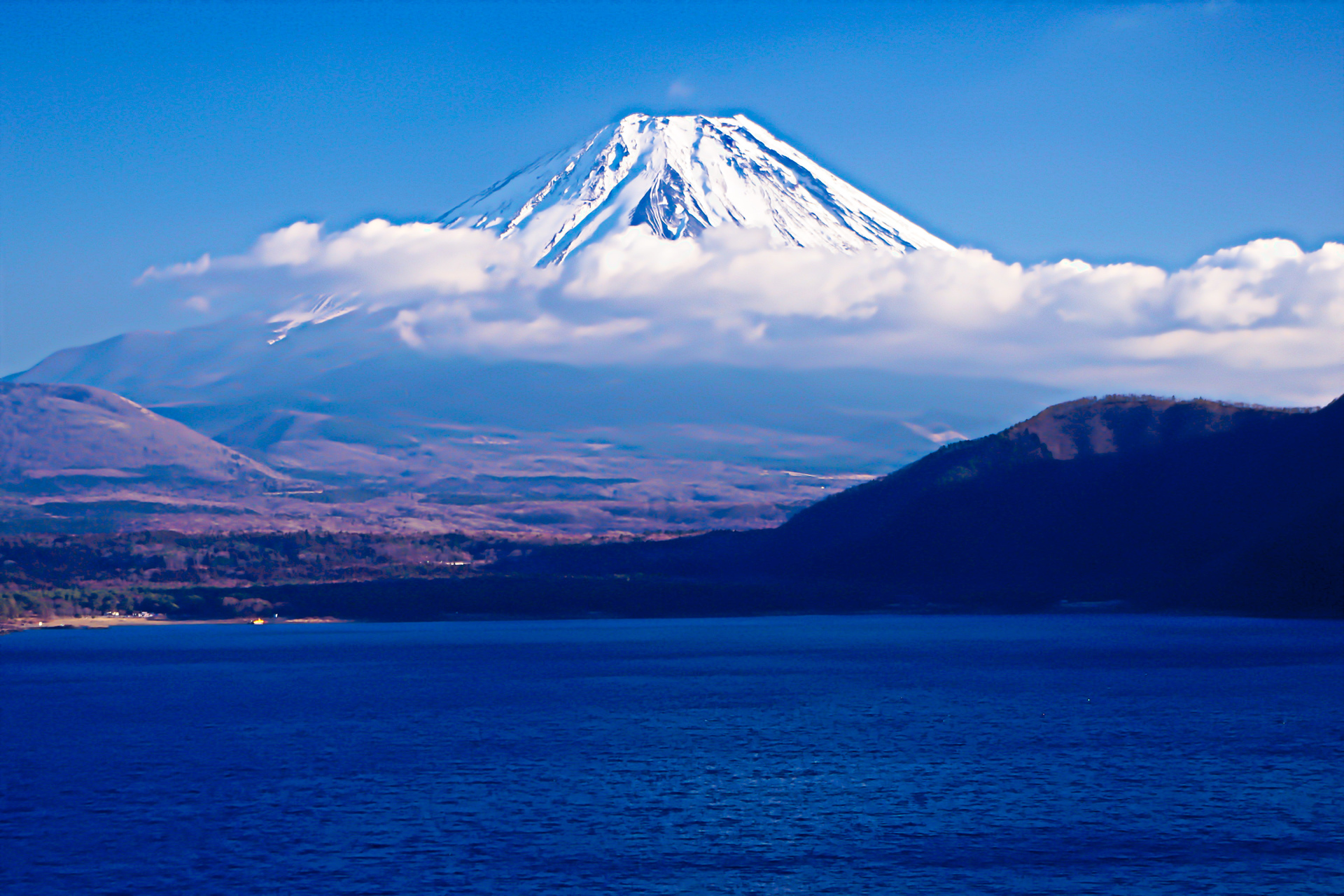 本栖湖と富士 富士山 本栖湖 富士五湖 テレホンカード 使用済み 50度数 福袋特集
