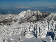 樹氷の山(蔵王)