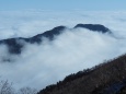 雲中の有明山