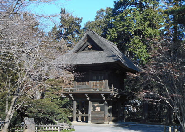 冬の平林寺 山門