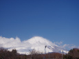 東名高速 足柄SAからの富士山