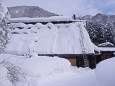 五箇山 雪晴れの朝