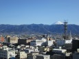 甲府城からの富士山