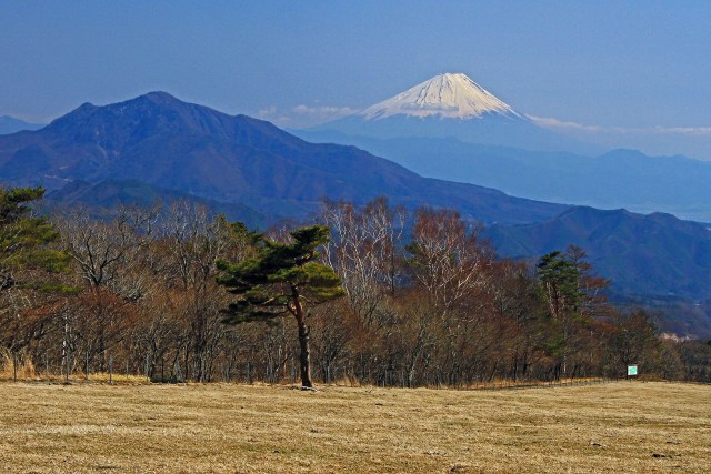 富士山遠望(手前茅が岳)