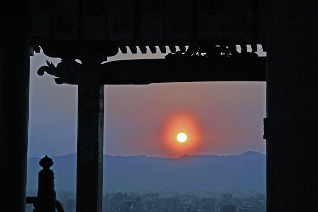 清水寺にて