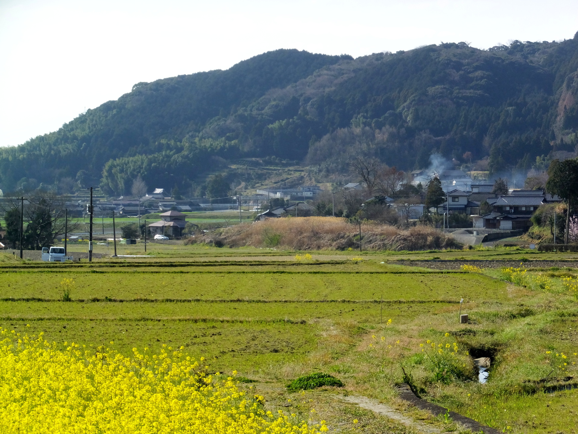 日本の風景 のどかな田舎の春 壁紙19x1440 壁紙館