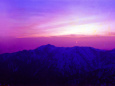 笠ヶ岳夕景～1983年