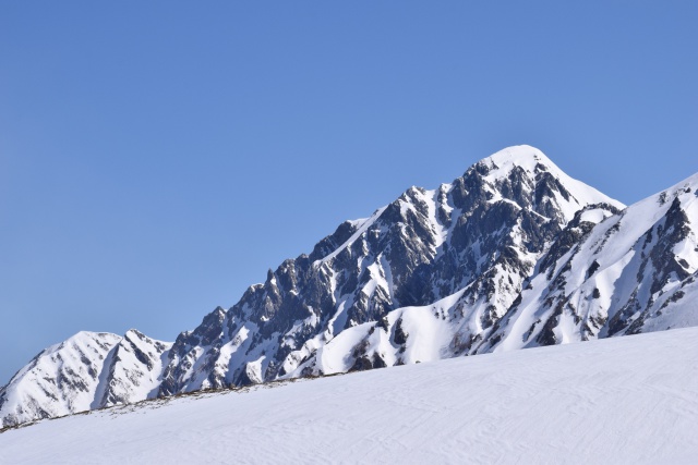 雪の剱岳
