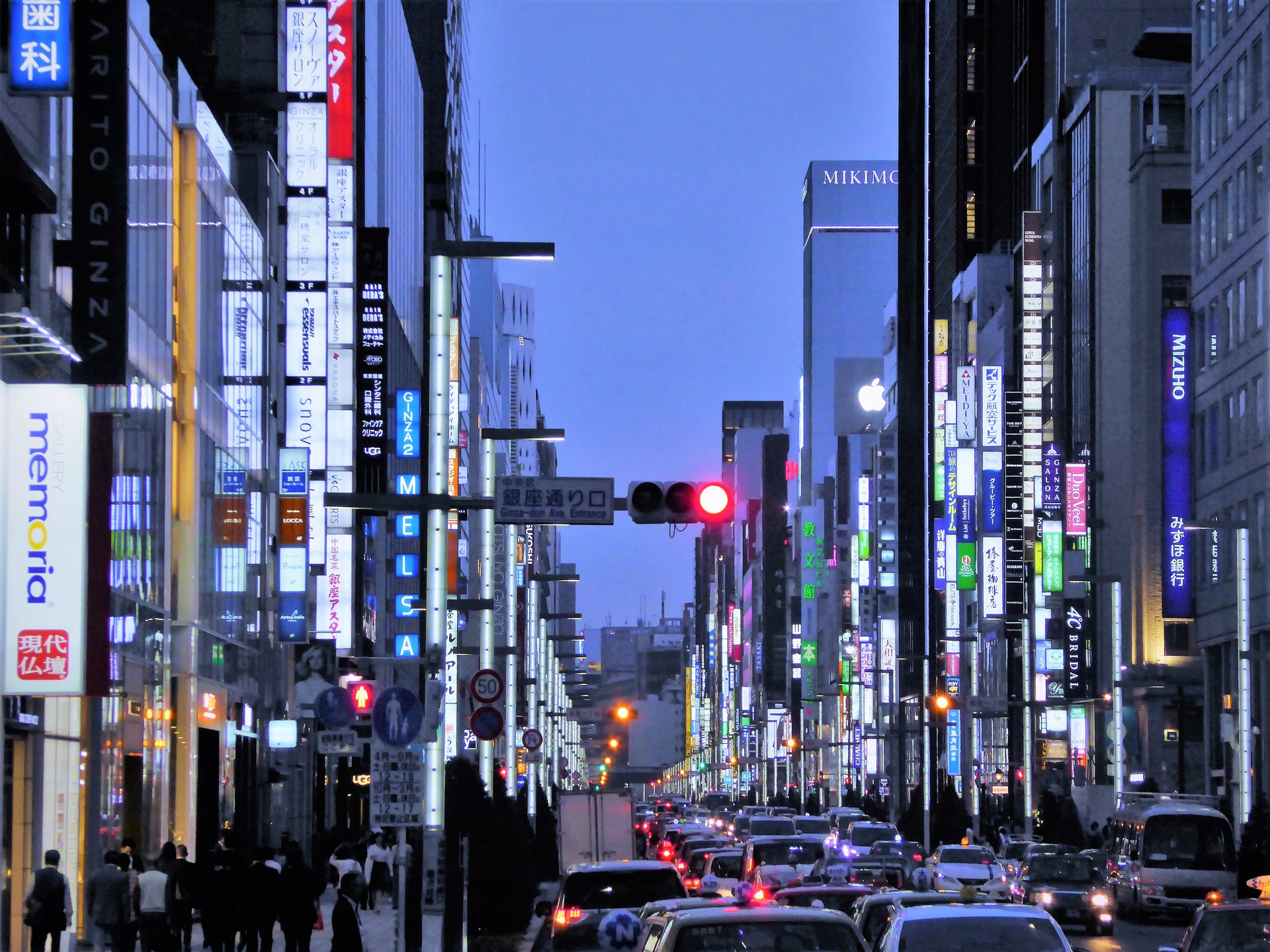 夜景 花火 イルミ 銀座一丁目の夜景 壁紙1920x1440 壁紙館