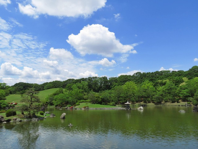 初夏の庭園