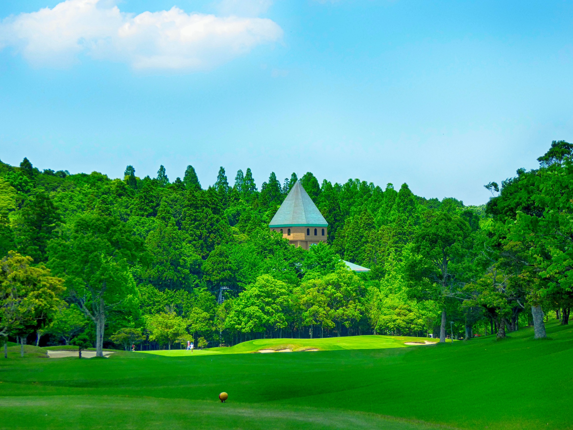 日本の風景 新緑のゴルフ場 壁紙1920x1440 壁紙館