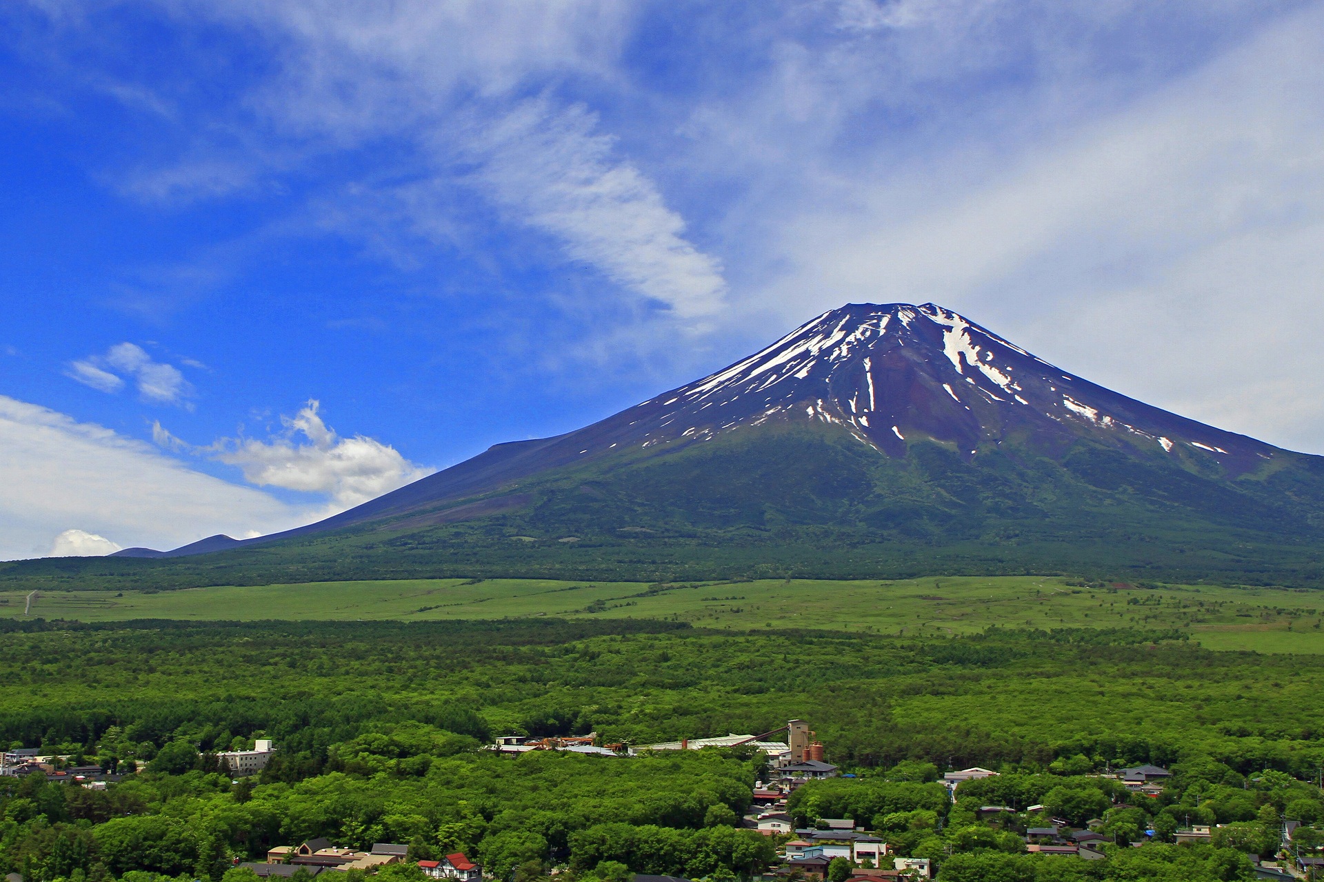 日本の風景 夏の富士山 壁紙19x1279 壁紙館