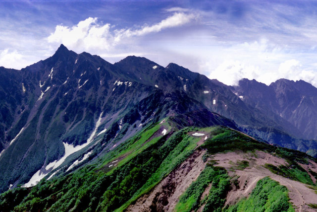 西鎌尾根と槍ヶ岳