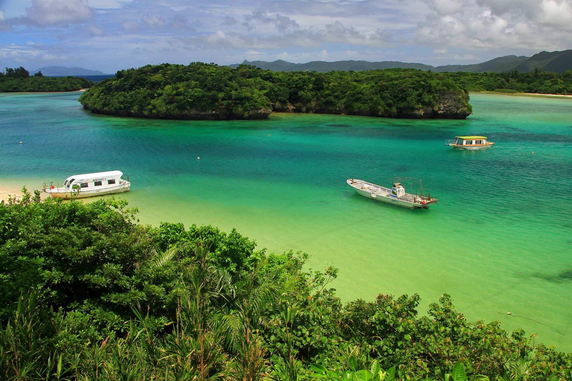 日本の風景 石垣島川平湾 壁紙19x1280 壁紙館