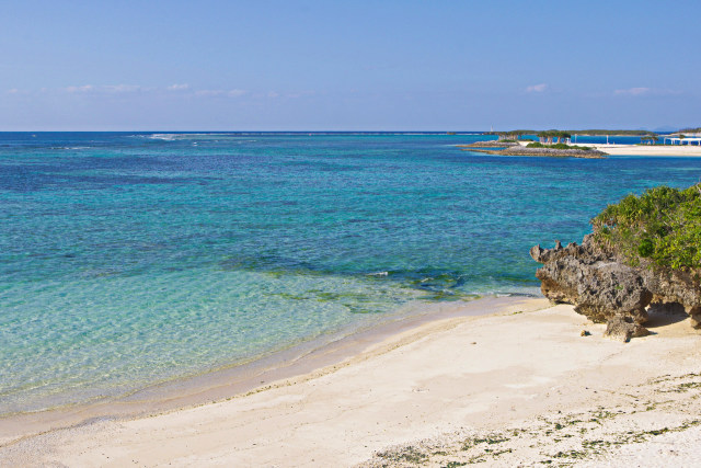 沖縄・本部の海