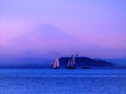 逗子海岸の富士