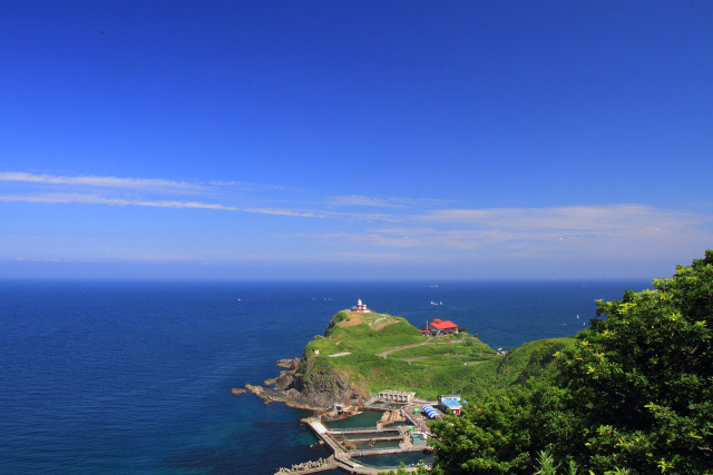 小樽 真夏の高島岬・日和山灯台1