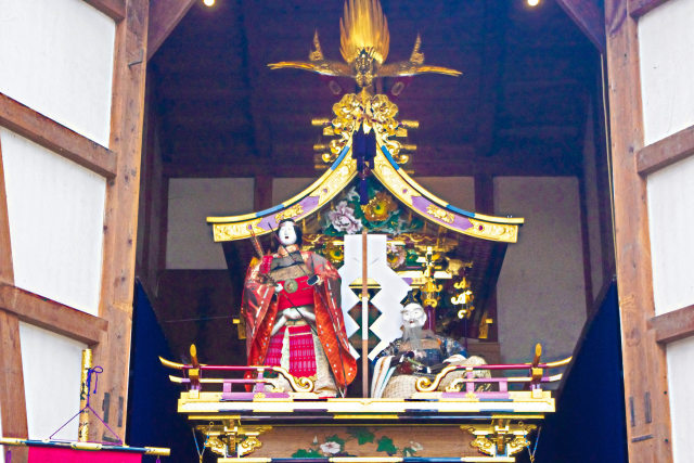 出番を待つ屋台