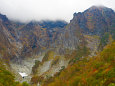 谷川岳 一ノ倉沢の紅葉