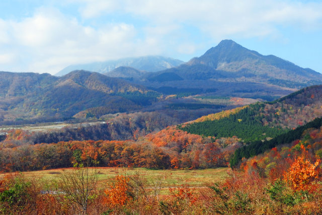 秋深まる大山