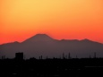 残照の富士山