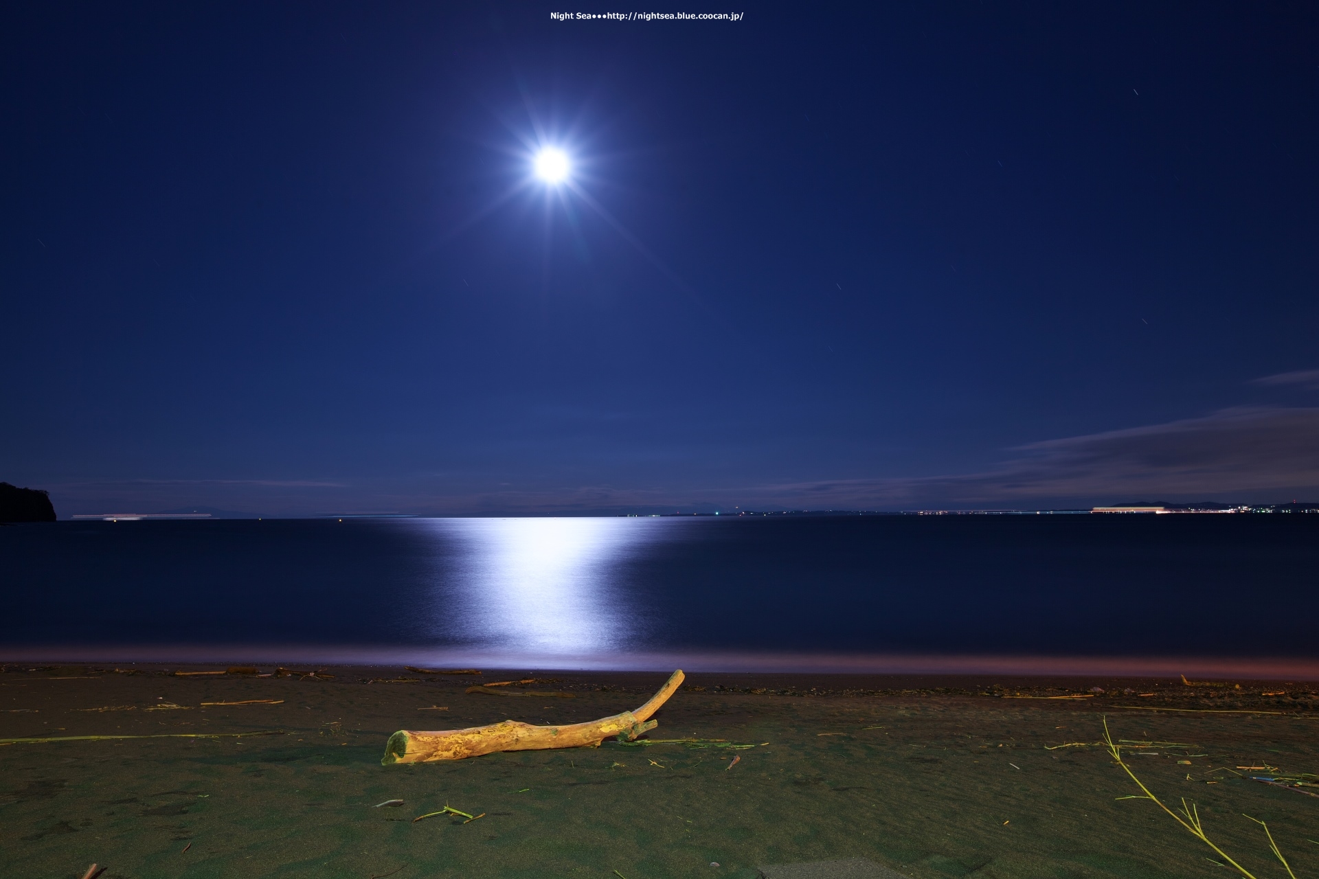 星 宇宙 空 流木と満月 壁紙19x1280 壁紙館