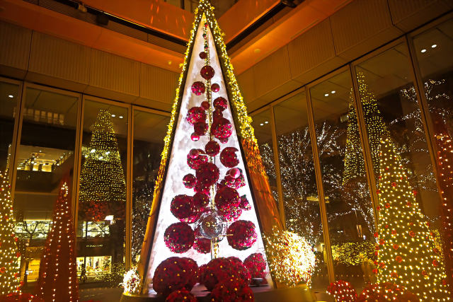 丸ビルのクリスマスツリー