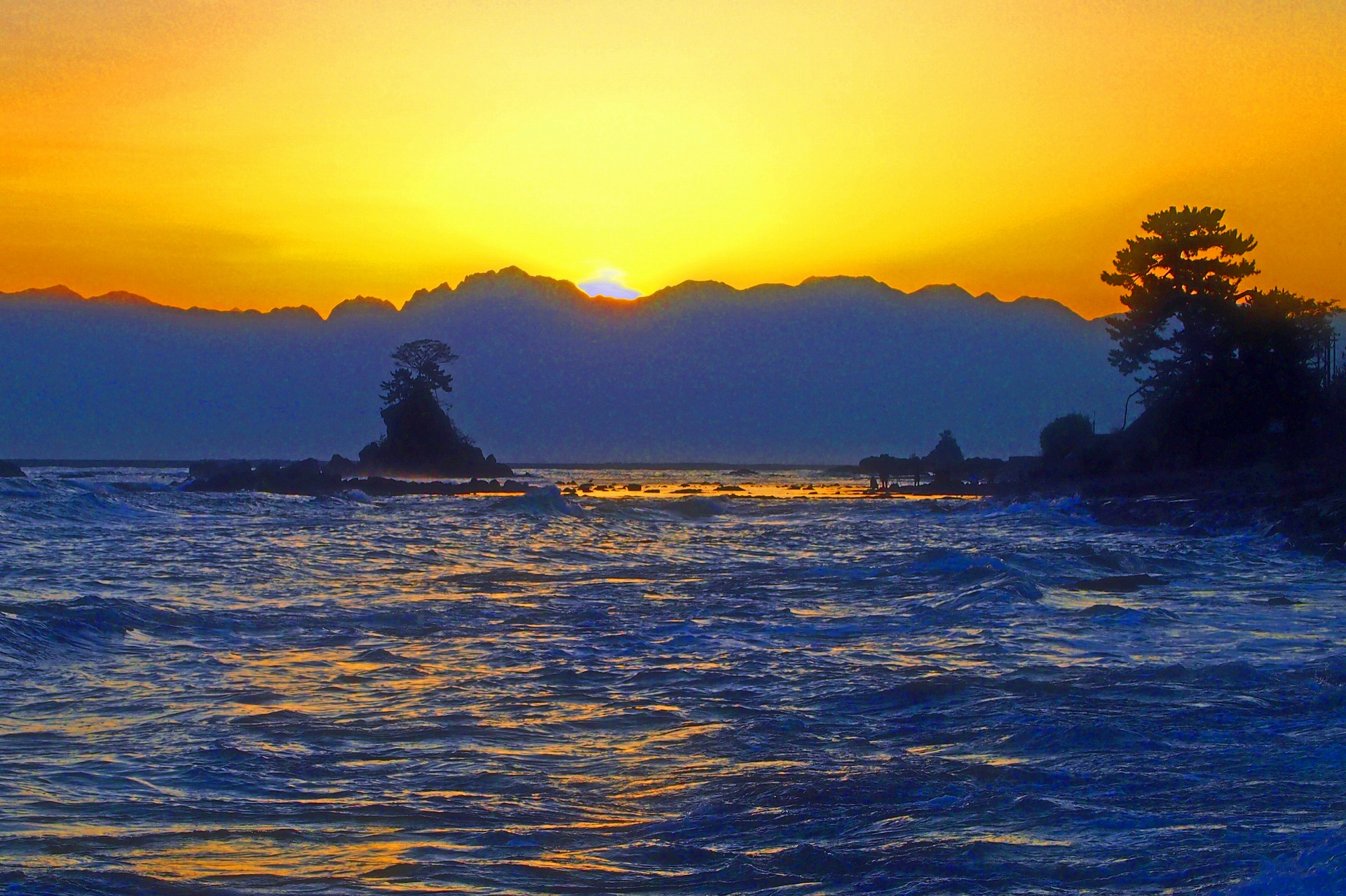 朝焼け 夕焼け 剣からの日の出 壁紙19x1279 壁紙館