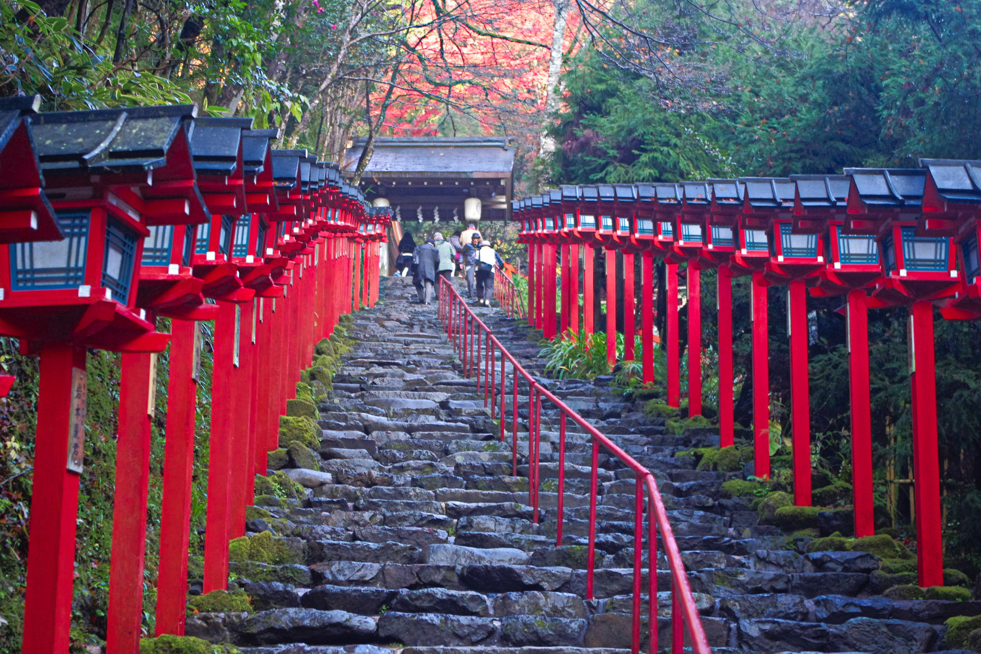 日本の風景 貴船神社の秋 壁紙1920x1280 壁紙館