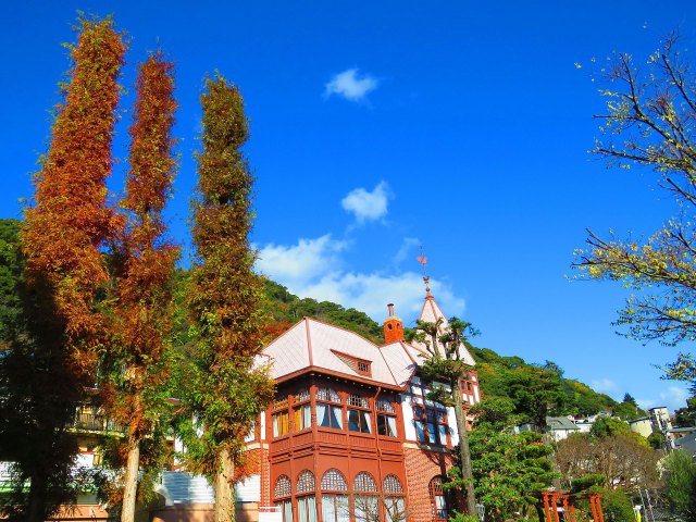 神戸異人館初冬の風見鶏の館