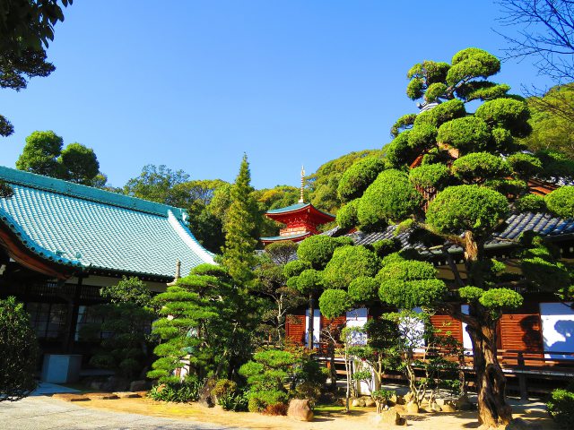 初冬の須磨寺