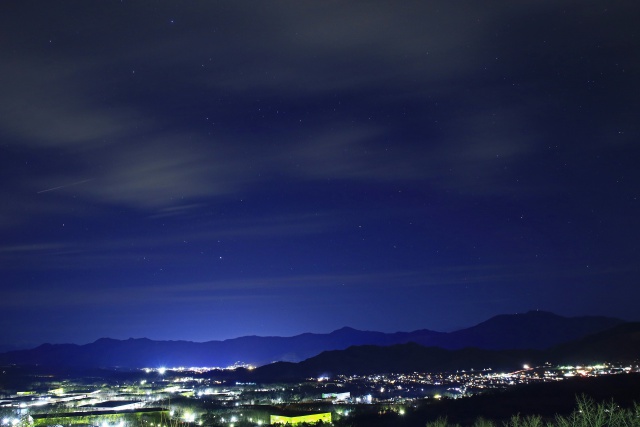 忍野村夜景