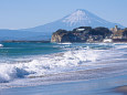湘南海岸と富士山