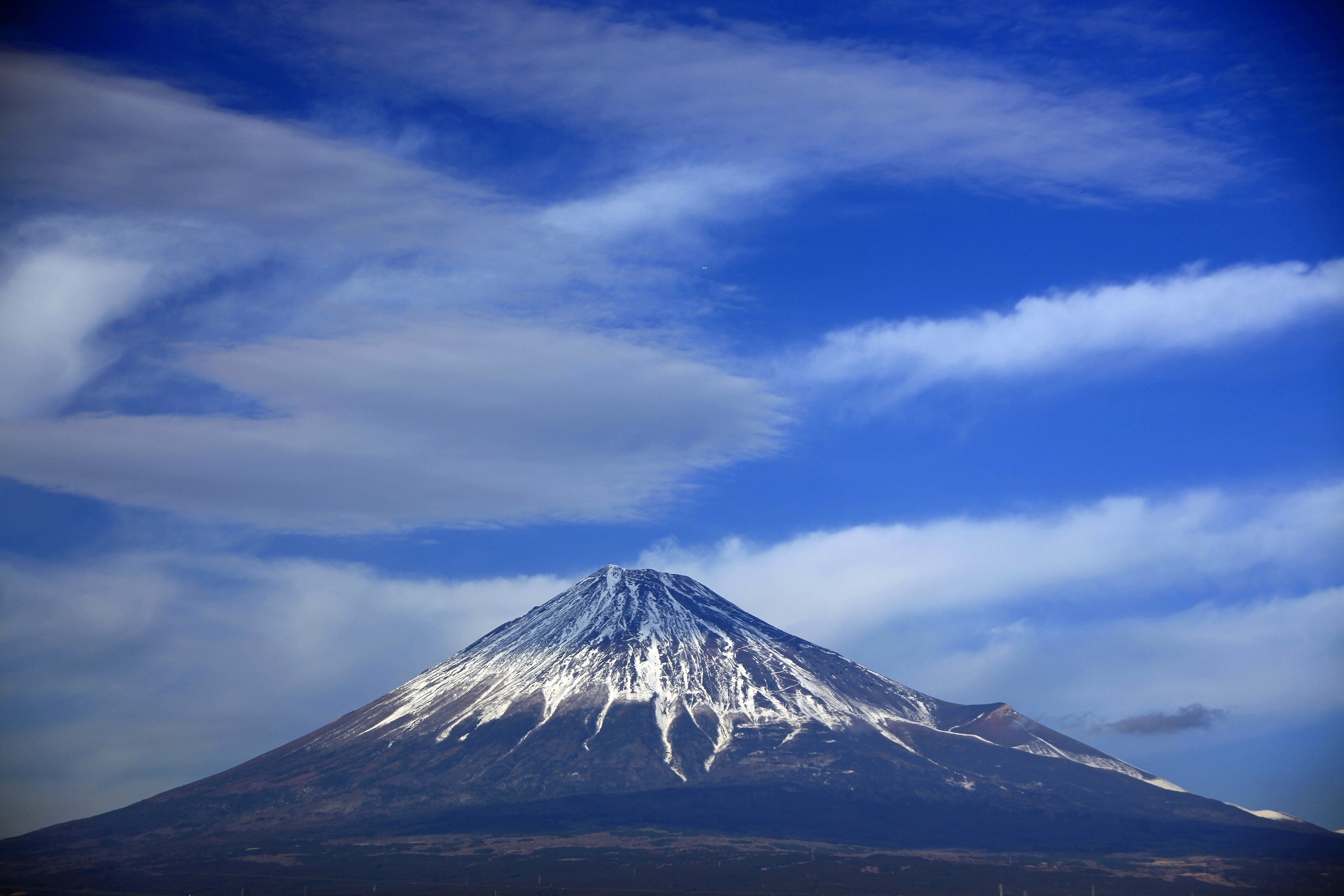 日本の風景 正月の富士山 壁紙1920x1280 壁紙館