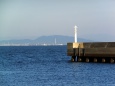 竹崎漁港から見える対岸の荒尾市