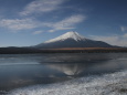山中湖冬の富士山