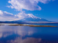 冬富士 山中湖から