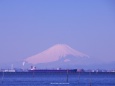 海の向こうの富士山