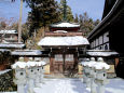 雪の高野山・浪切不動