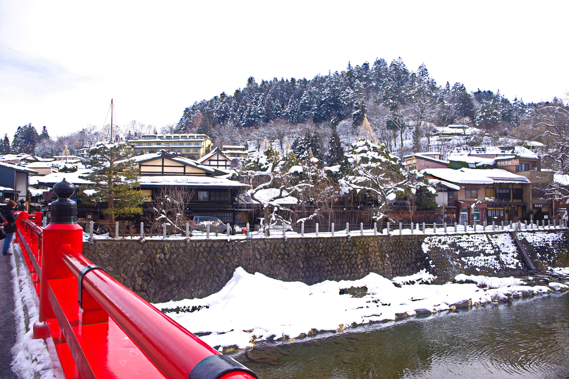 日本の風景 雪景色の飛騨高山 壁紙19x1280 壁紙館