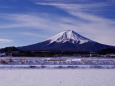白銀の富士山