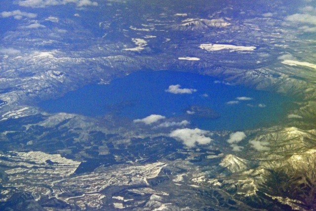 空撮 十和田湖
