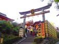 京都地主神社の賑わい