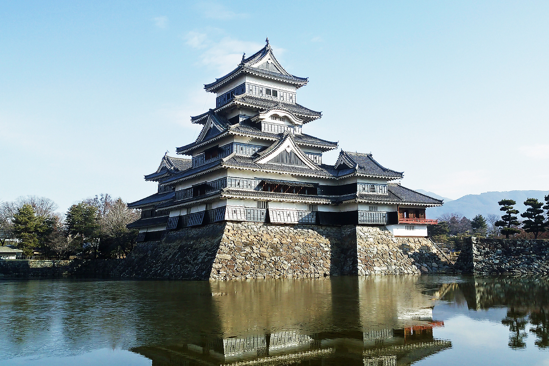 日本の風景 冬の国宝松本城 壁紙19x1280 壁紙館