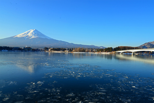 河口湖氷結