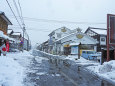 岩井温泉-雪の町並み2