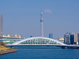 永代橋と東京スカイツリー